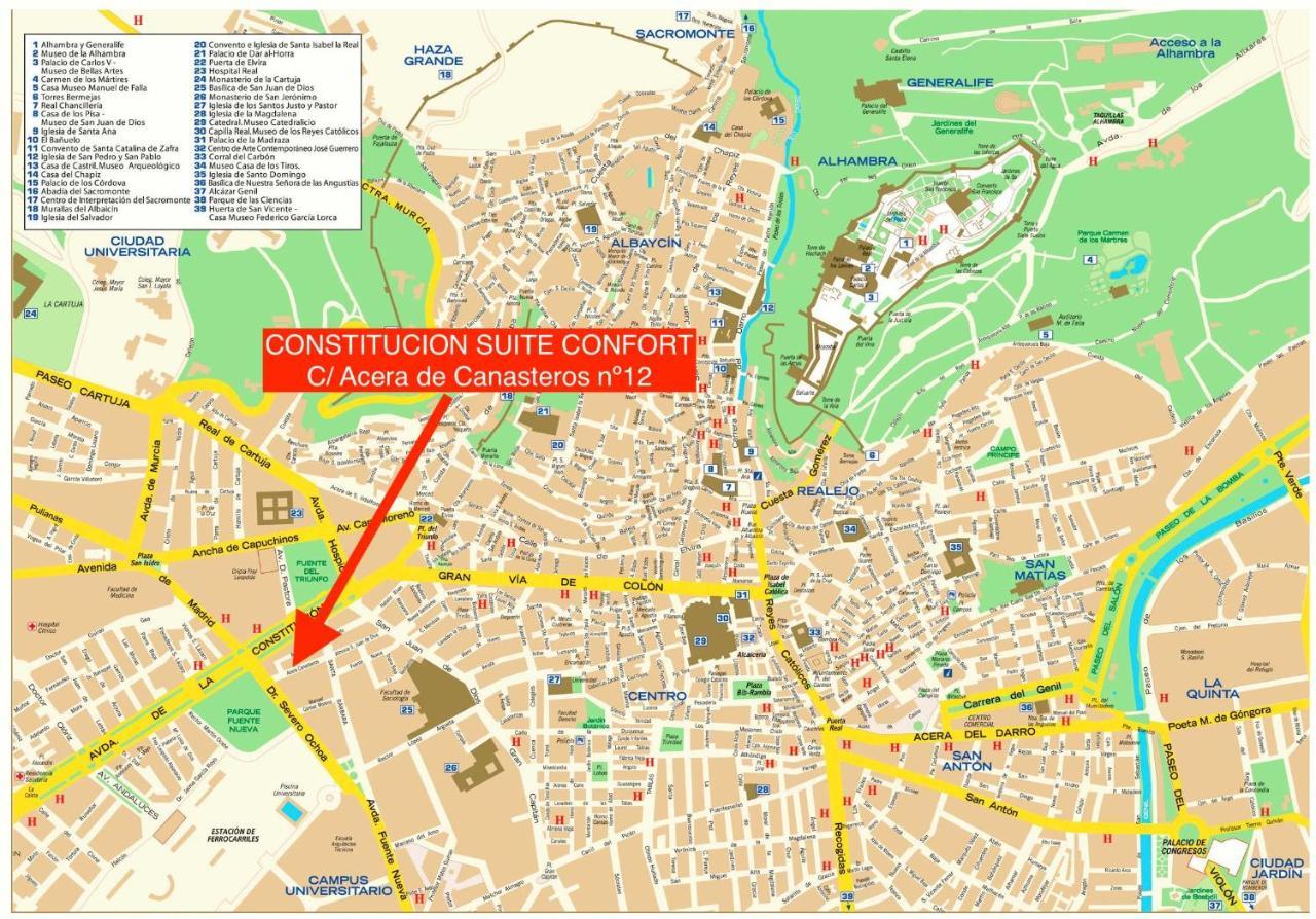 Constitucion Suite Confort I Granada Exteriér fotografie